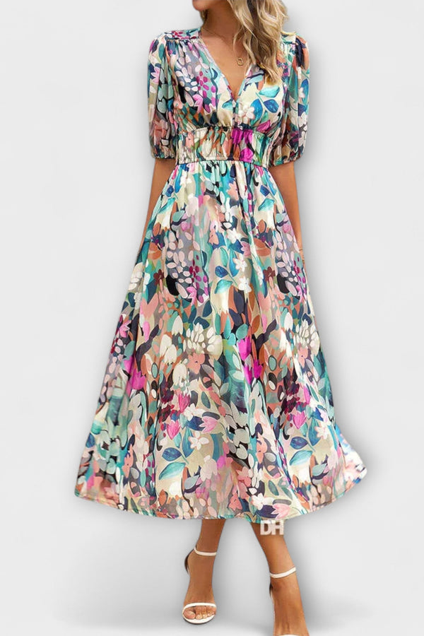 Ludivine - Sommerkleid im floralen Design