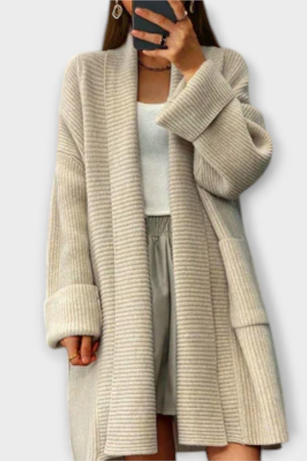 Euphemia - Langer Strickcardigan