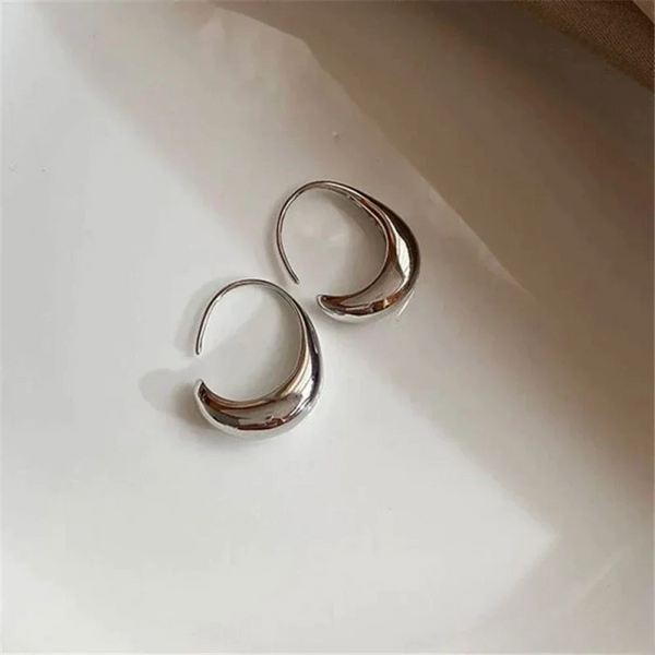 Elegante Ohrringe aus Gold und Silber