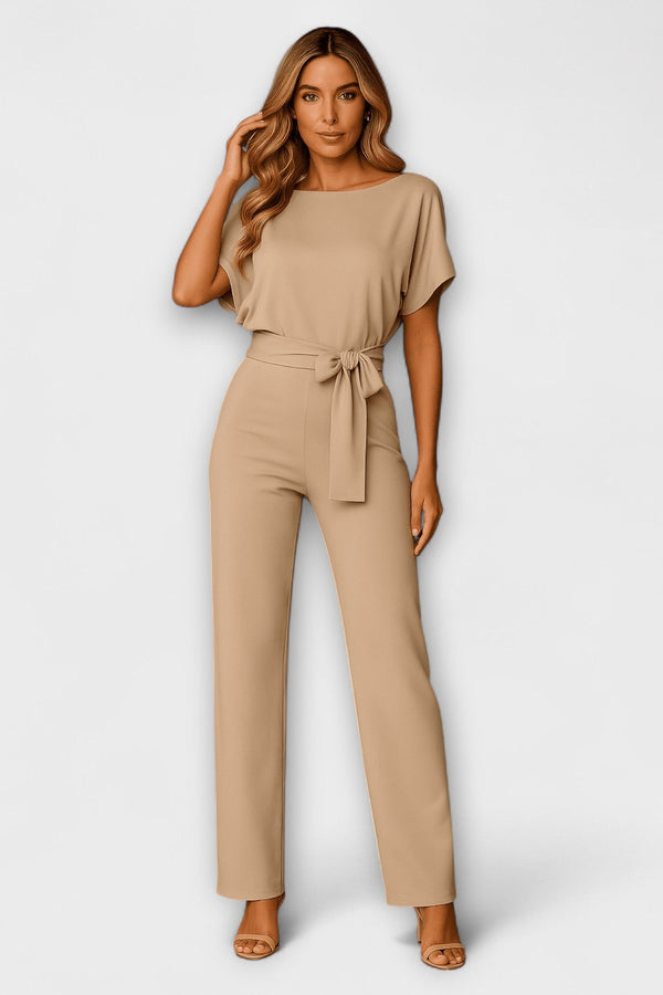 Mira - Damen-Overall mit Krawatten-Gürtel