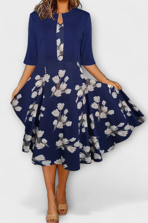 Elegantes Midi-Sommerkleid für Damen mit Blazer
