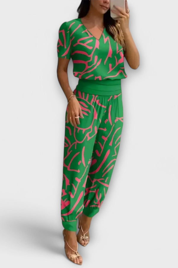 Irmelin – Elegantes Set Mit Oberteil Und Hose