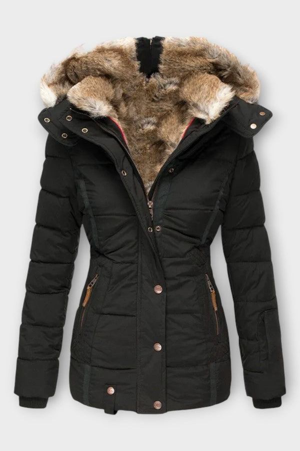 Emine - Kuschelige Fell-Futter Jacke