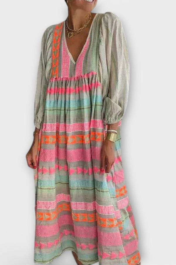 Hermine Vibrant Lose Kleid
