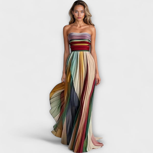 Flora - Buntes ärmelloses Kleid